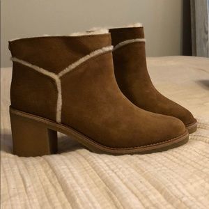 Women Ugg heel bootie